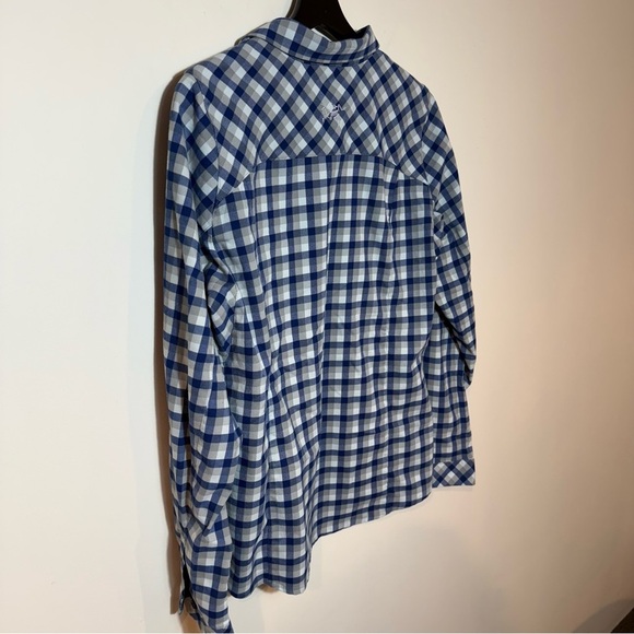 Arcteryx addison blue plaid button down long sleeve shirt size Large - Picture 7 of 10